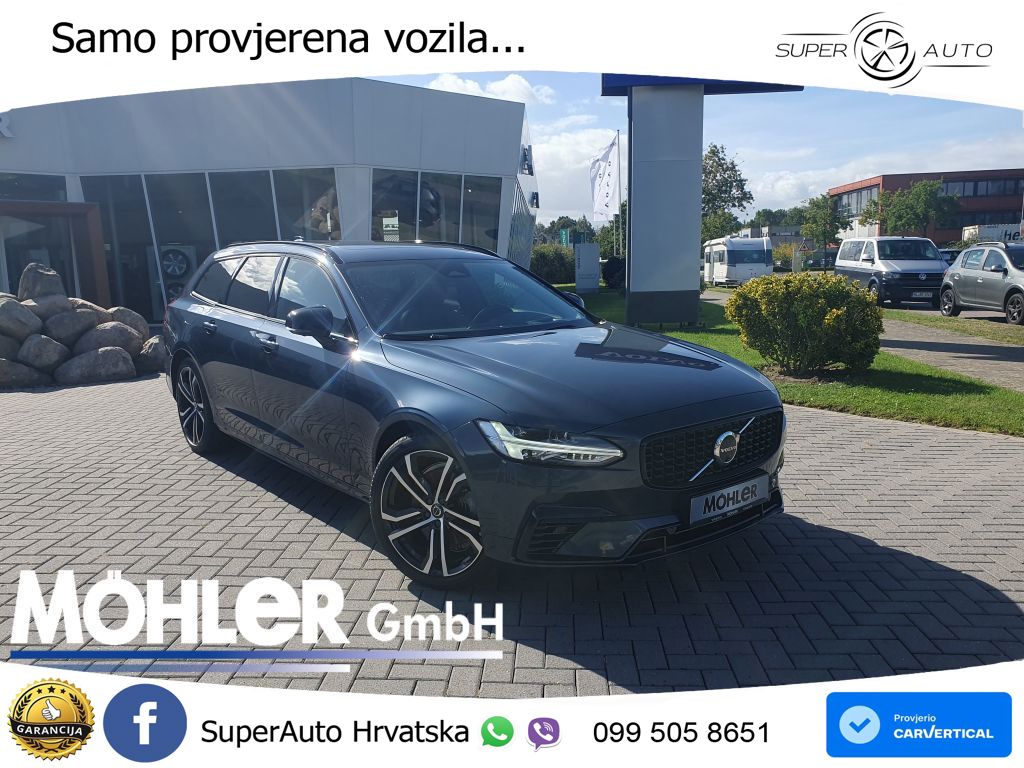 Volvo V90 Recharge T8 AWD Geartronic ACC+HEAD+4xGR SJED+360+PANO