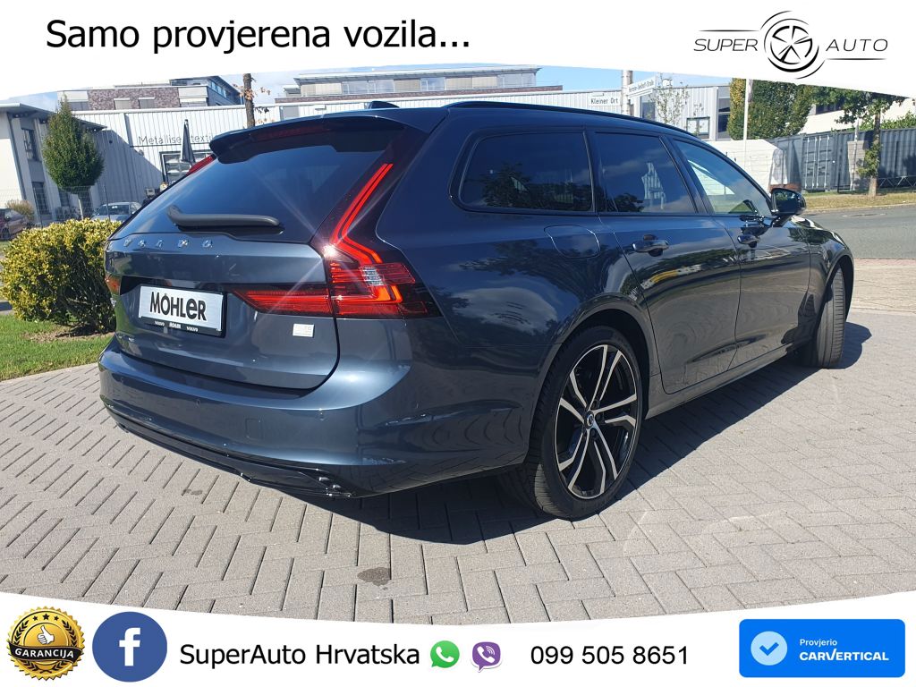 Volvo V90 Recharge T8 AWD Geartronic ACC+HEAD+4xGR SJED+360+PANO