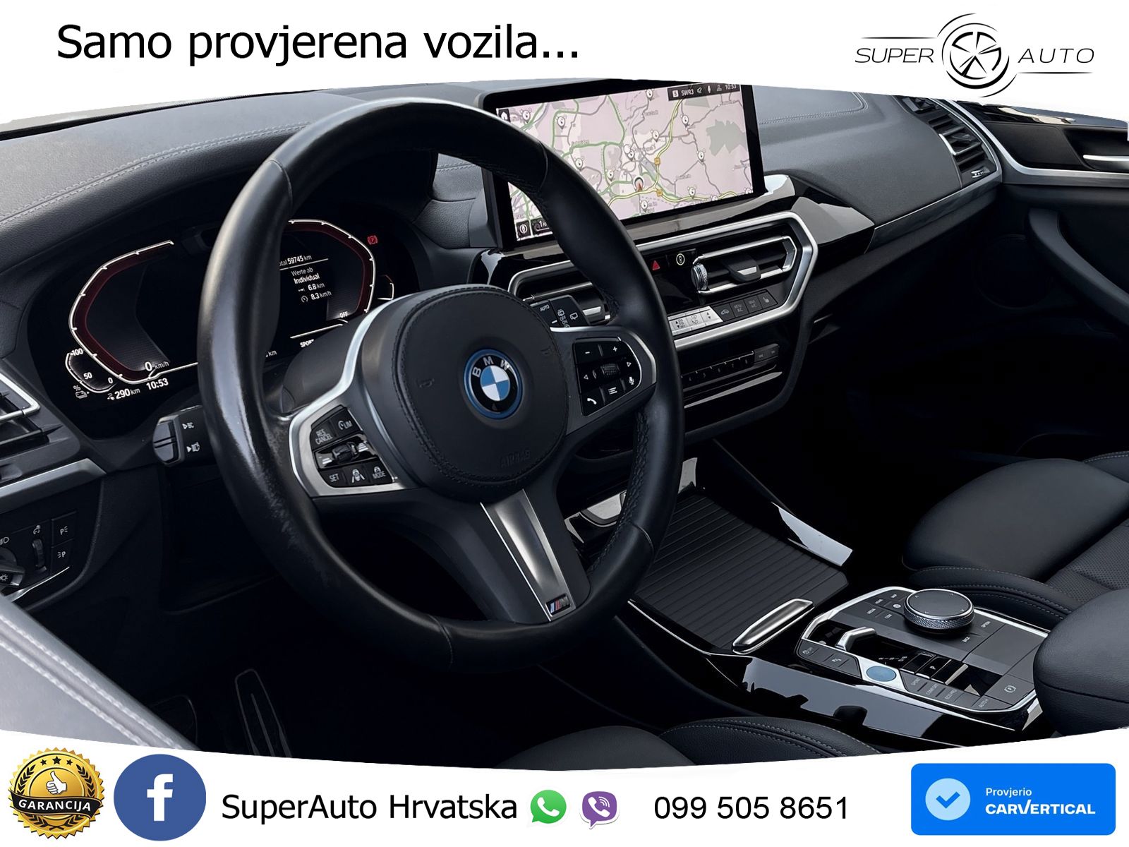BMW iX3 80 kWh (286 KS) LED+GR SJED+ACC