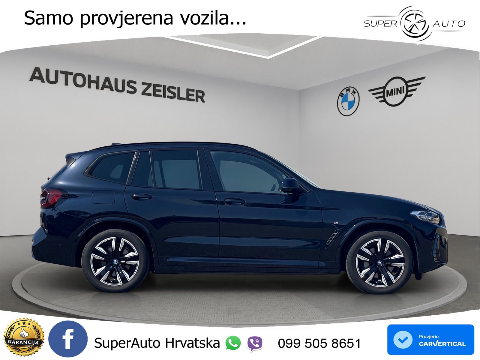 BMW iX3 80 kWh (286 KS) LED+GR SJED+ACC