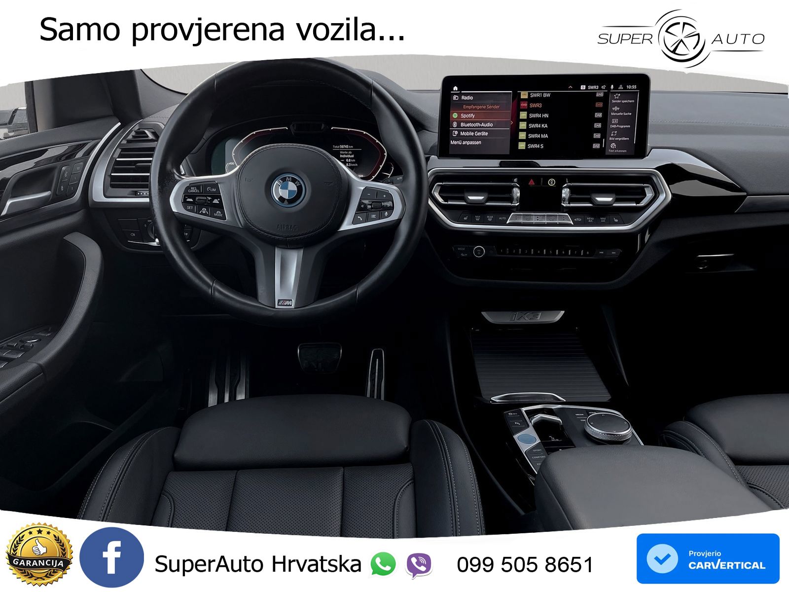BMW iX3 80 kWh (286 KS) LED+GR SJED+ACC