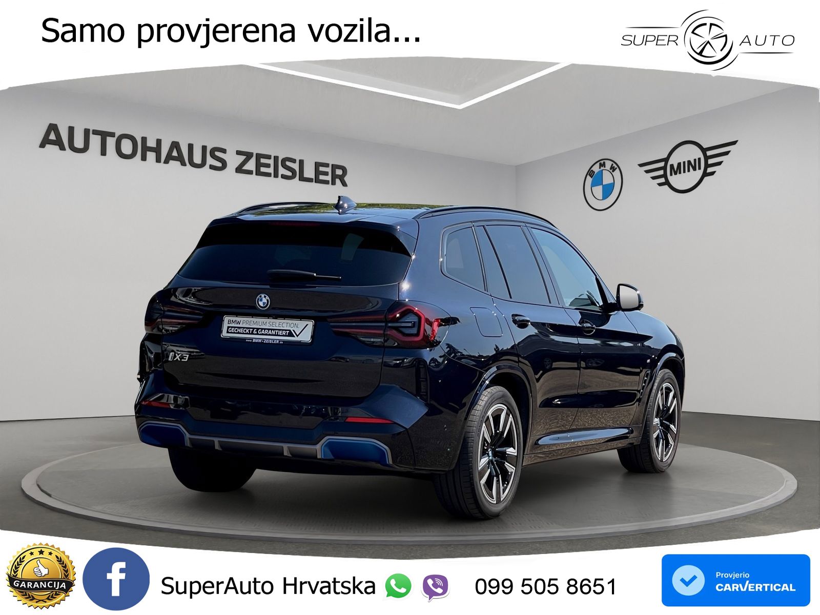 BMW iX3 80 kWh (286 KS) LED+GR SJED+ACC