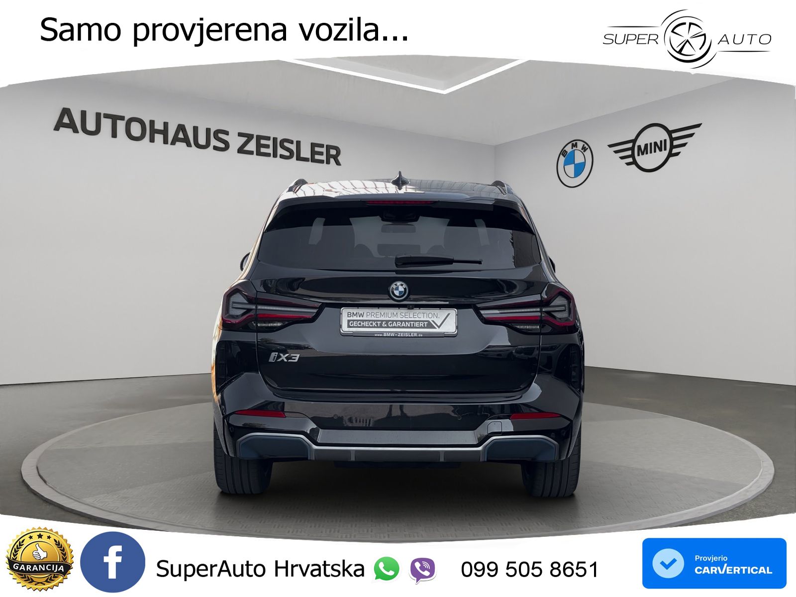 BMW iX3 80 kWh (286 KS) LED+GR SJED+ACC
