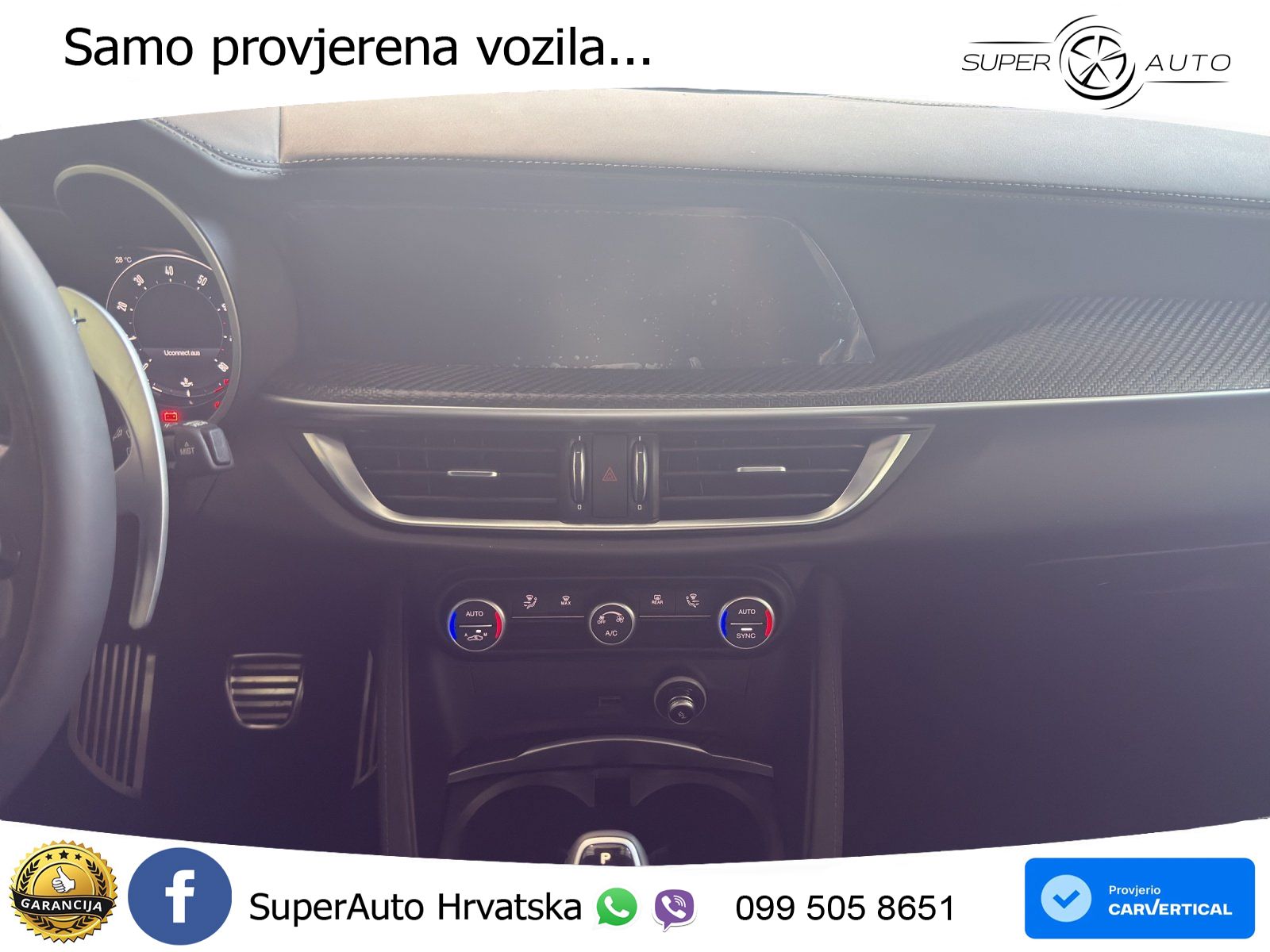 Alfa Romeo Stelvio Quadrifoglio 2.9 V6 Bi-Turbo (520 KS) Q4 Automatic LED+GR SJED+ACC