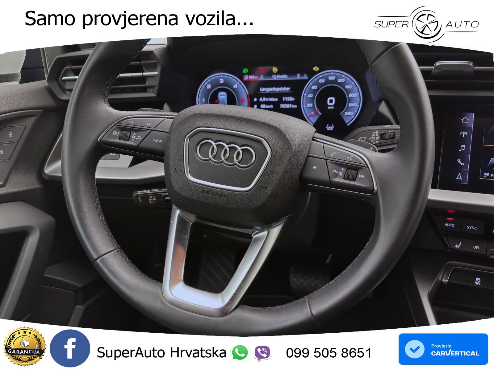 Audi A3 Limuzina 35 TDI (150 KS) S tronic advanced MATRIX+GR SJED+KAM