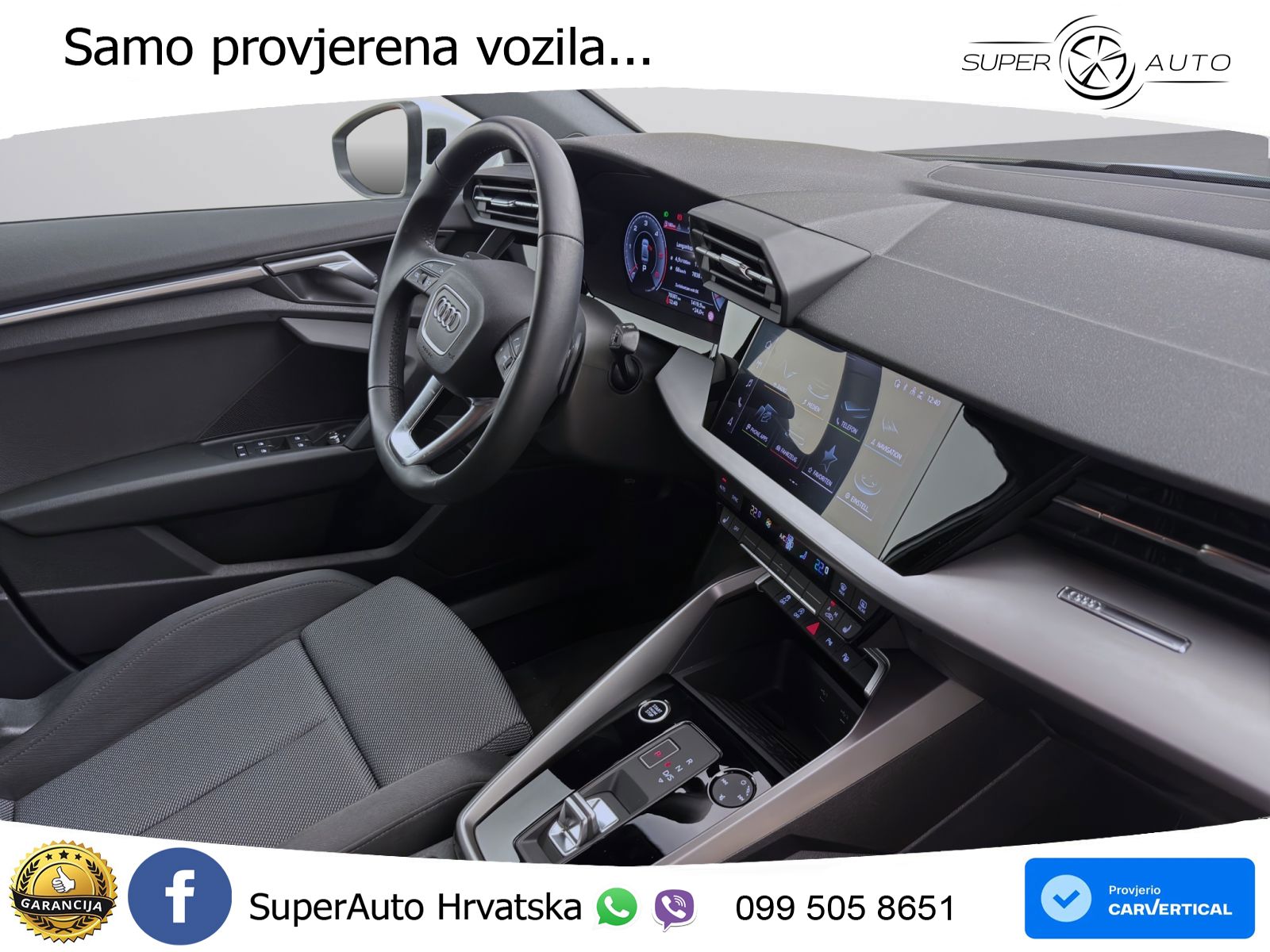 Audi A3 Limuzina 35 TDI (150 KS) S tronic advanced MATRIX+GR SJED+KAM