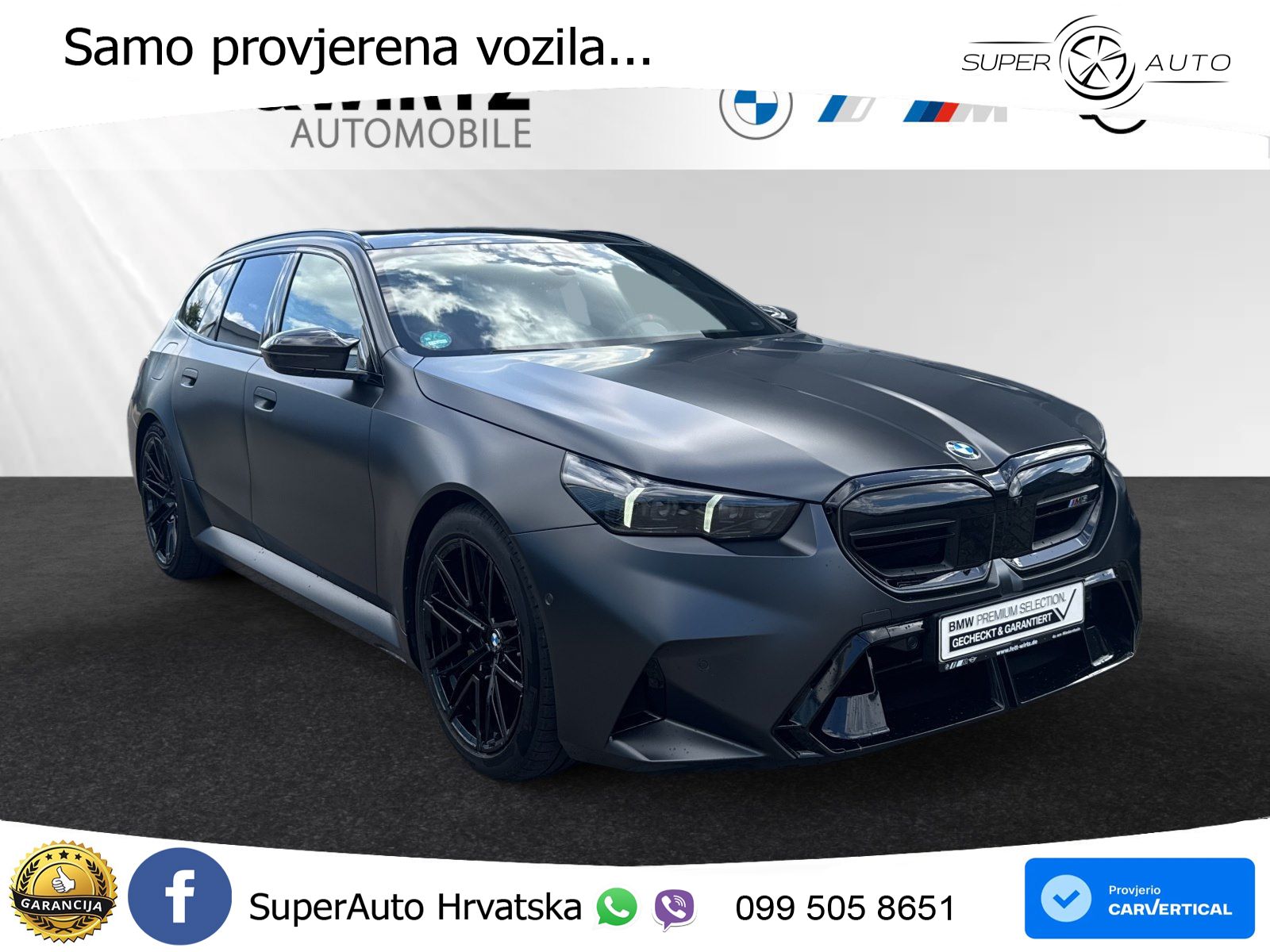 BMW M5 Touring 4.4 V8 (727 KS) xDrive Steptronic LED+GR SJED+ACC