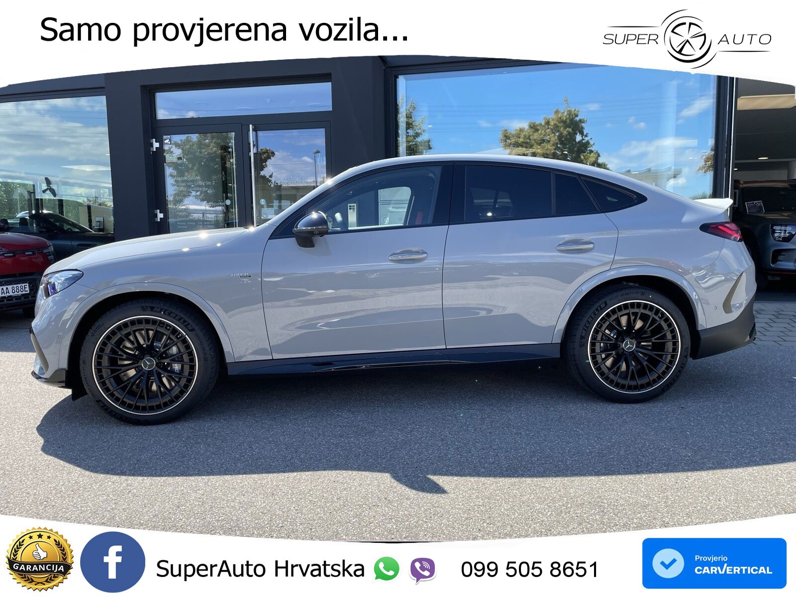 Mercedes GLC Coupe AMG 53 (449 KS) 4MATIC+ AMG SPEEDSHIFT TCT 9G ACC+GR SJED+360+PANO