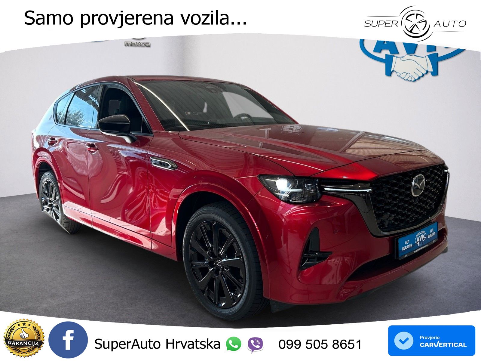 Mazda CX-60 3.3 e-Skyactiv D (254 KS) AWD Automatic LED+GR SJED+ACC