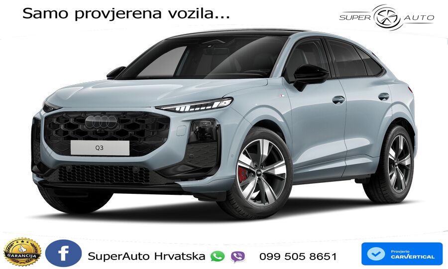 Audi Q3 III Sportback 1.5 TFSI (150 KS) S tronic LED+GR SJED+ACC