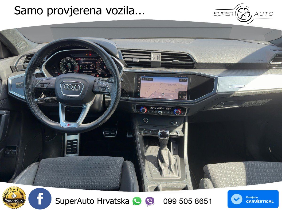 Audi Q3 Sportback 45 TFSIe (245 KS) S tronic MATRIX+GR SJED+KAM