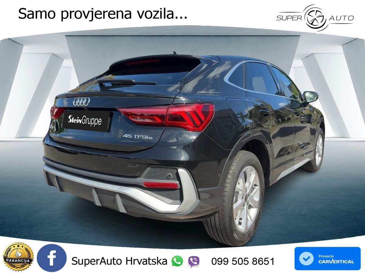 Audi Q3 Sportback 45 TFSIe (245 KS) S tronic MATRIX+GR SJED+KAM