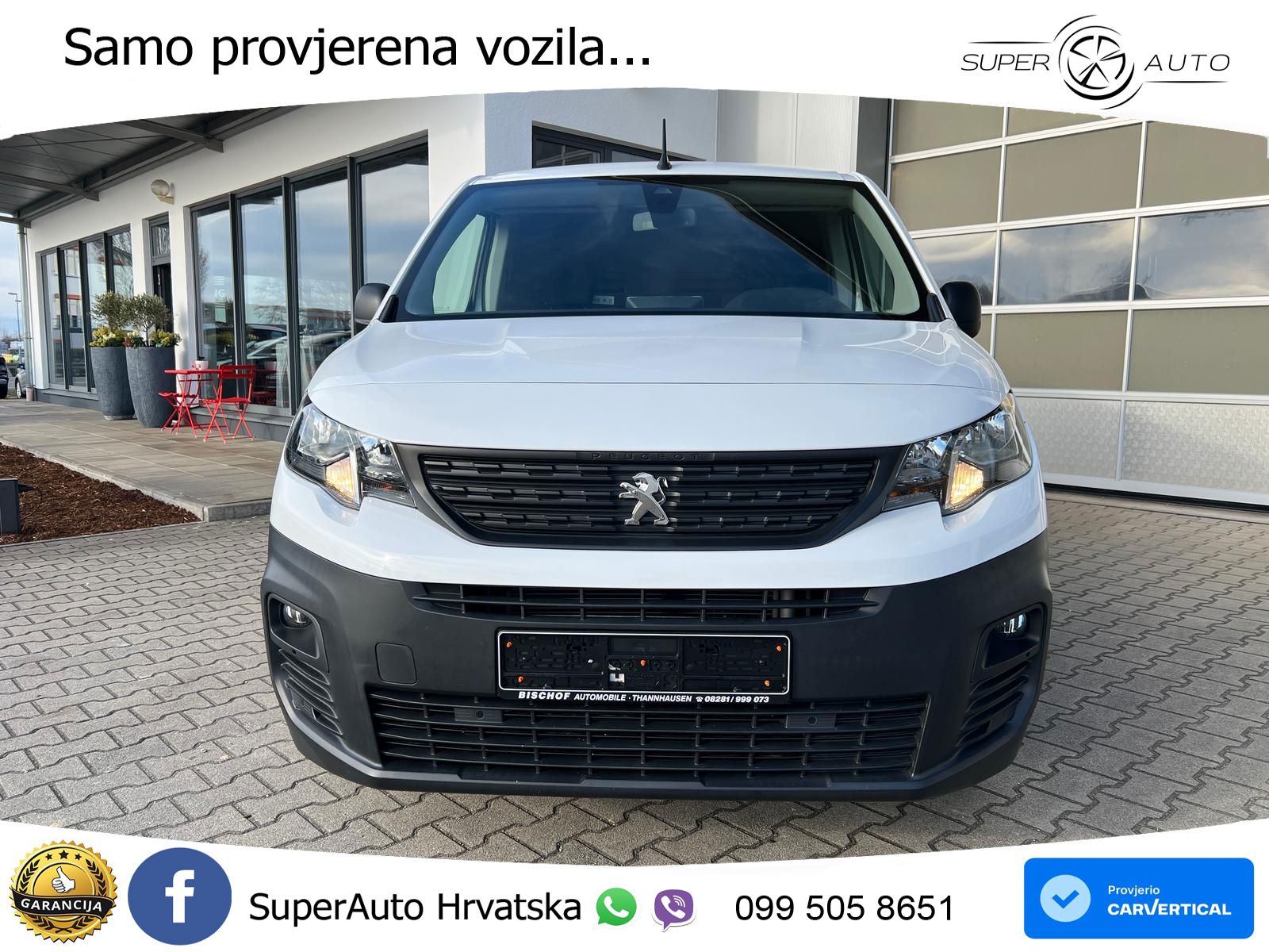 Peugeot Partner L2 1.5 HDI Lebensmittel Hygieneausbau 102 KS