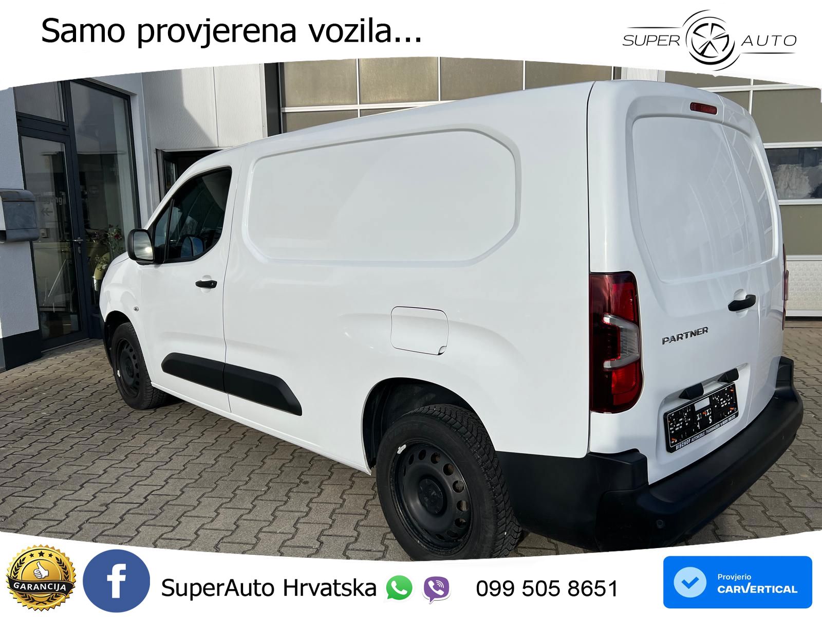 Peugeot Partner L2 1.5 HDI Lebensmittel Hygieneausbau 102 KS