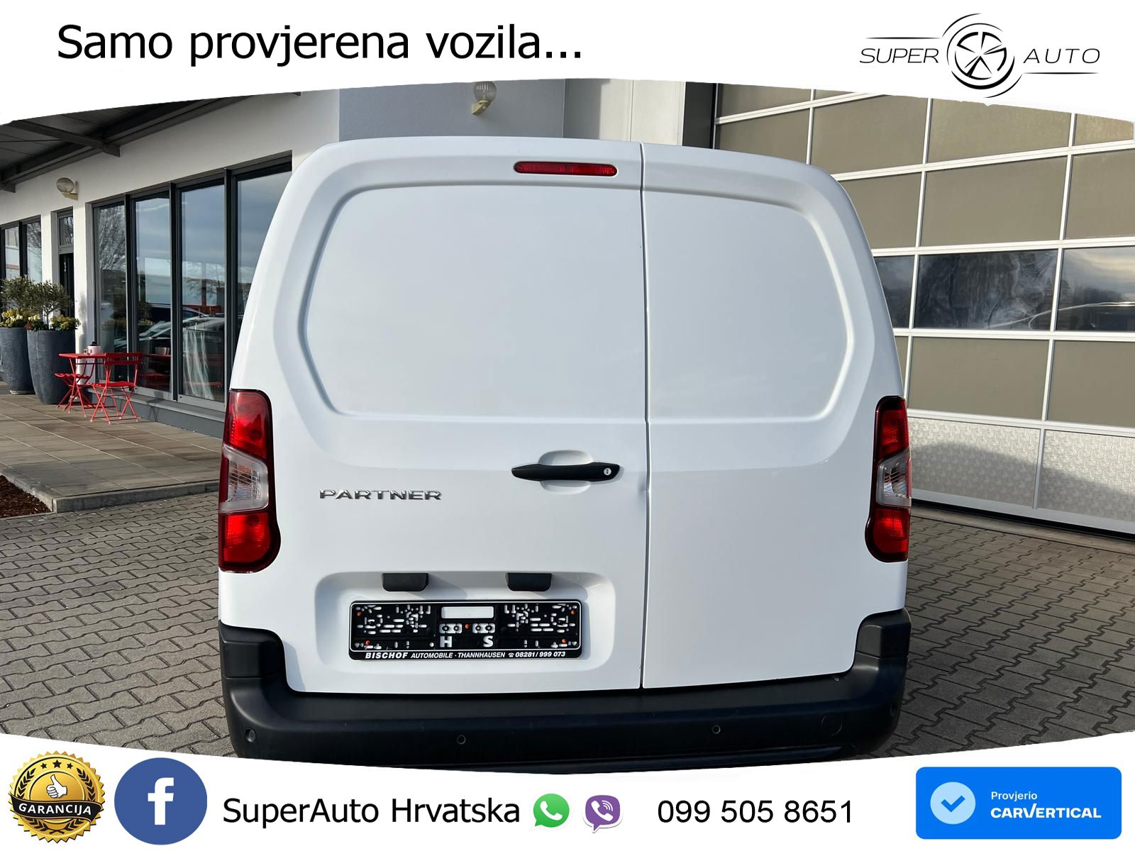Peugeot Partner L2 1.5 HDI Lebensmittel Hygieneausbau 102 KS