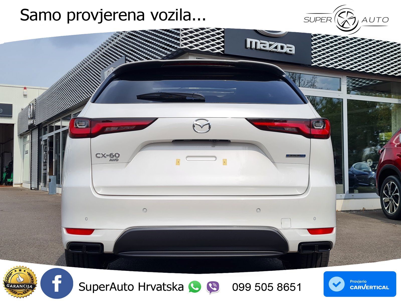 Mazda CX-60 3.3 e-Skyactiv D (254 KS) AWD Automatic ACC+HEAD+4xGR SJED+360+PANO