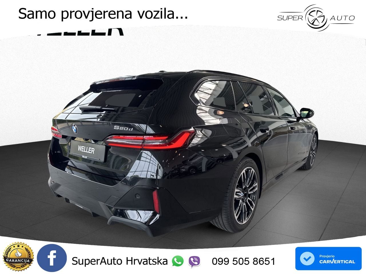 BMW 520d Touring (197 KS) Steptronic M Sport ACC+HEAD+GR SJED+360+PANO