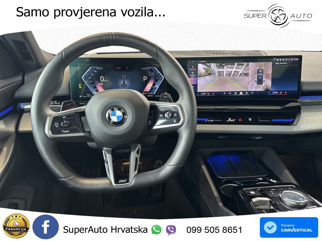 BMW 520d Touring (197 KS) Steptronic M Sport ACC+HEAD+GR SJED+360+PANO
