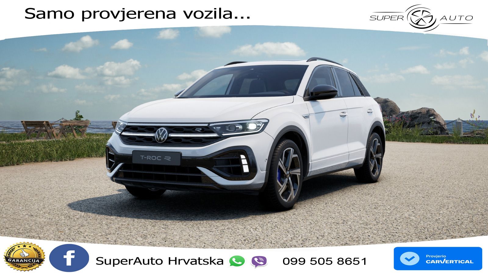 Volkswagen T-Roc R 2.0 TSI (300 KS) OPF 4M DSG LED+GR SJED+ACC