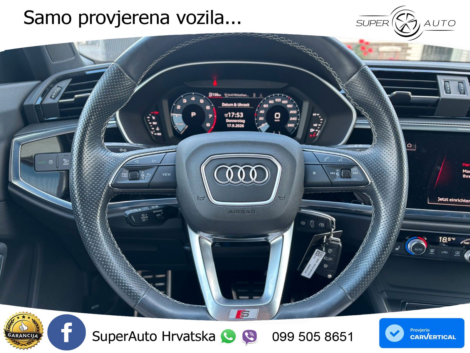 Audi Q3 40 TFSI (190 KS) quattro S tronic S line LED+GR SJED+ACC