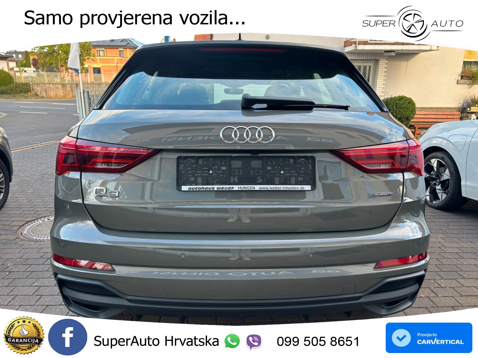 Audi Q3 40 TFSI (190 KS) quattro S tronic S line LED+GR SJED+ACC