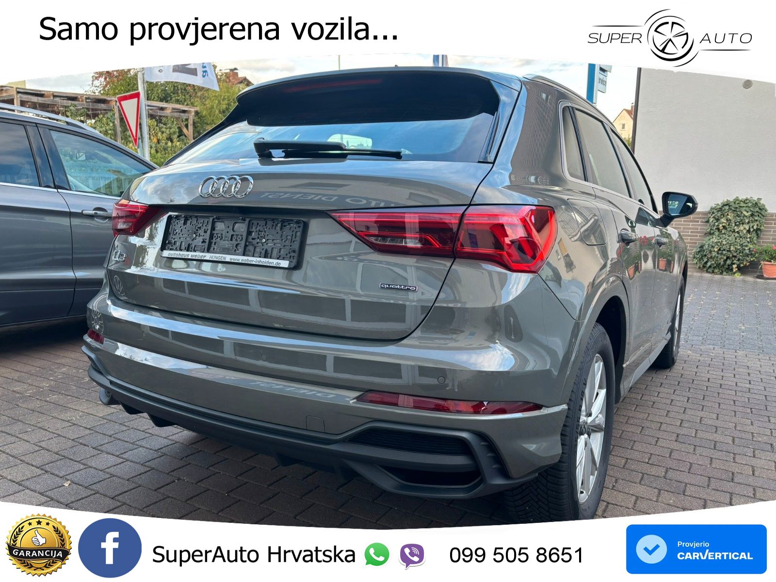 Audi Q3 40 TFSI (190 KS) quattro S tronic S line LED+GR SJED+ACC