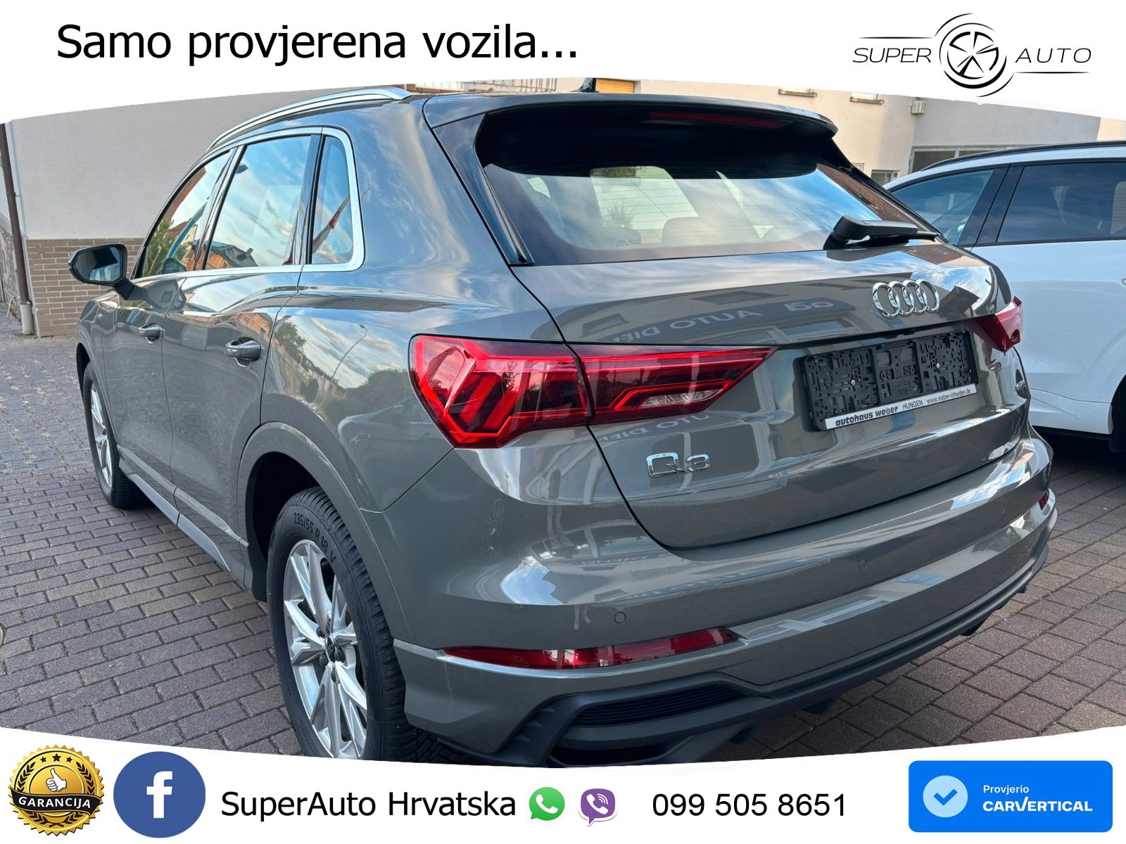 Audi Q3 40 TFSI (190 KS) quattro S tronic S line LED+GR SJED+ACC
