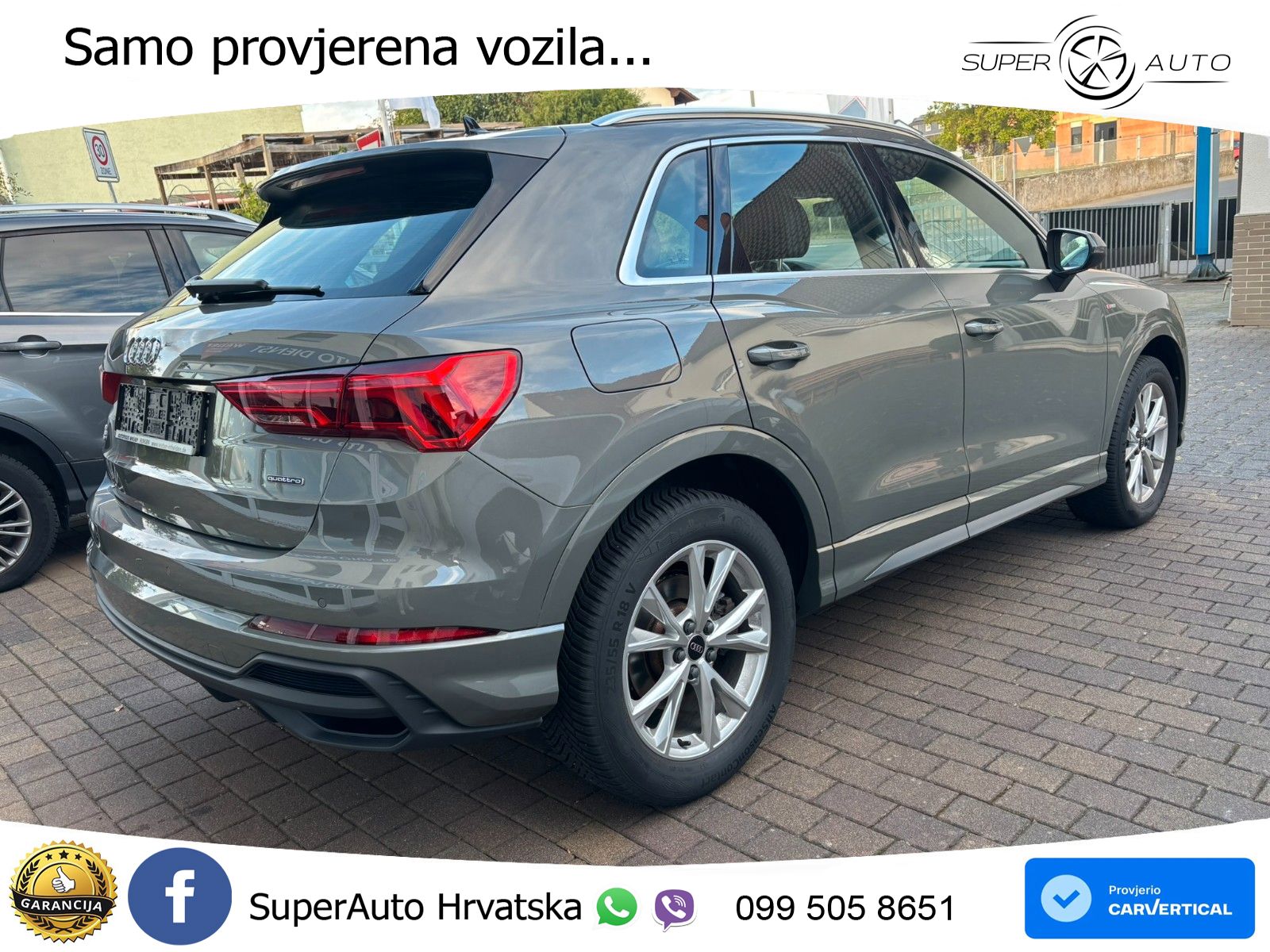 Audi Q3 40 TFSI (190 KS) quattro S tronic S line LED+GR SJED+ACC