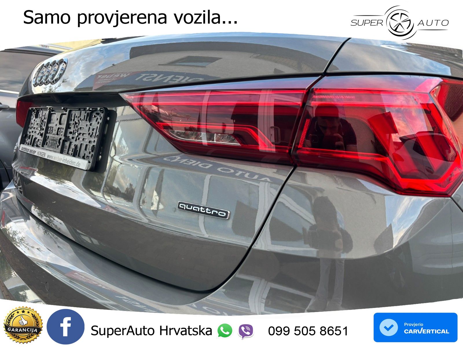 Audi Q3 40 TFSI (190 KS) quattro S tronic S line LED+GR SJED+ACC
