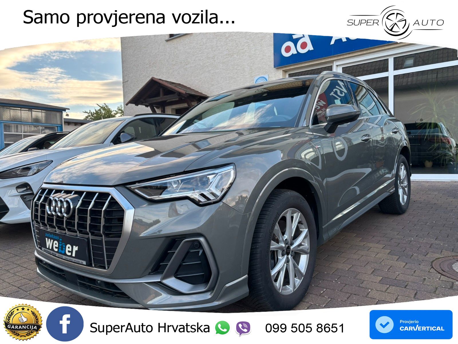 Audi Q3 40 TFSI (190 KS) quattro S tronic S line LED+GR SJED+ACC