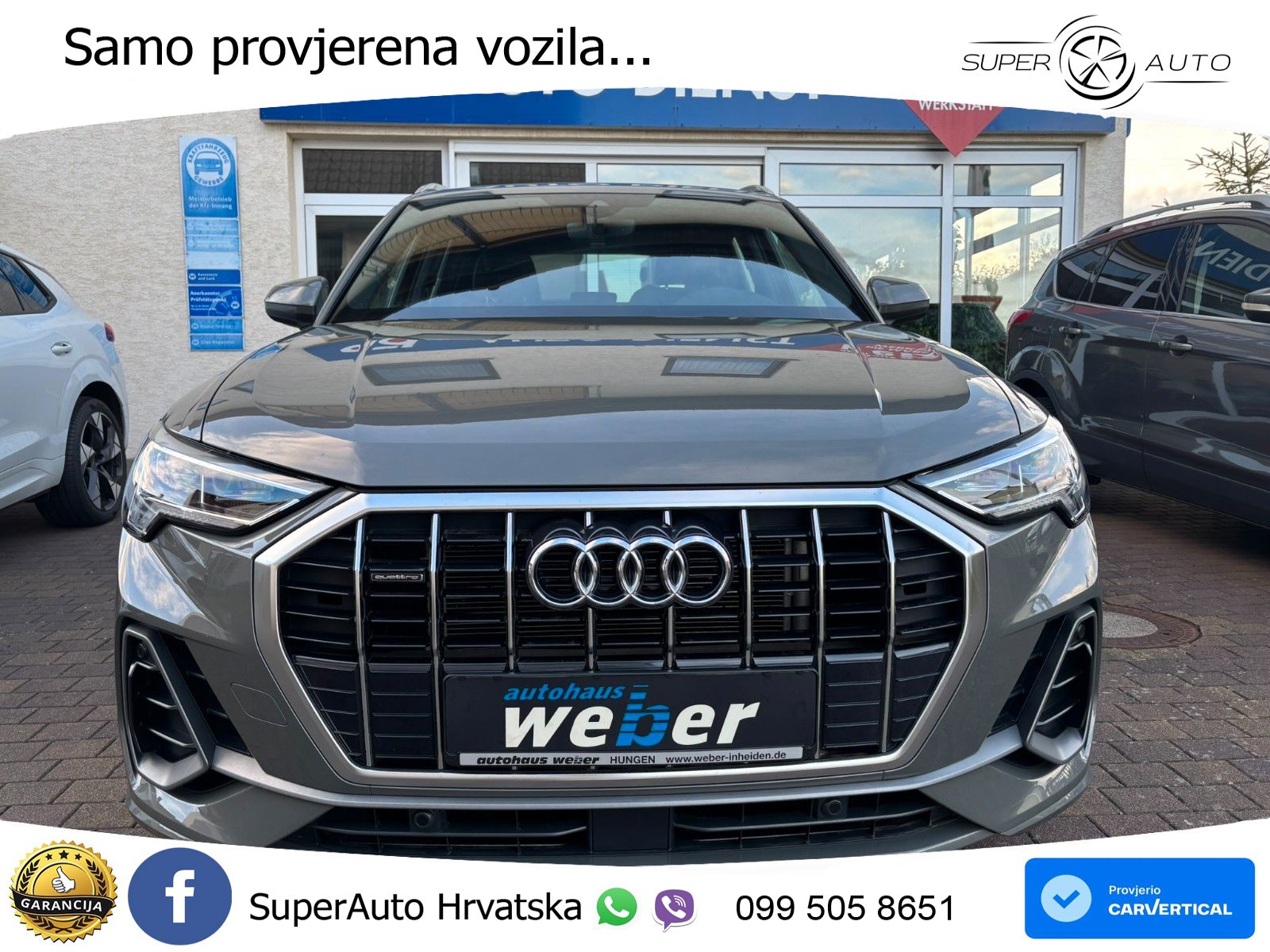 Audi Q3 40 TFSI (190 KS) quattro S tronic S line LED+GR SJED+ACC