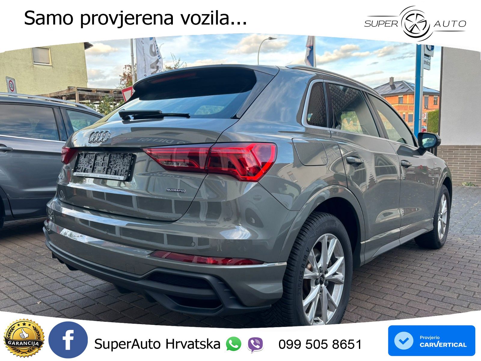 Audi Q3 40 TFSI (190 KS) quattro S tronic S line LED+GR SJED+ACC
