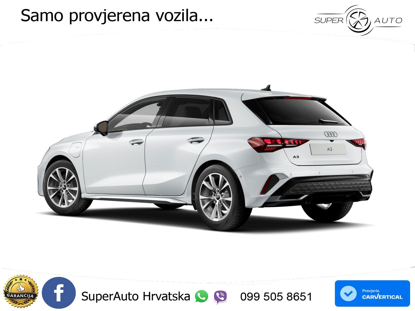 Audi A3 40 TFSIe (204 KS) S tronic S line LED+GR SJED+ACC