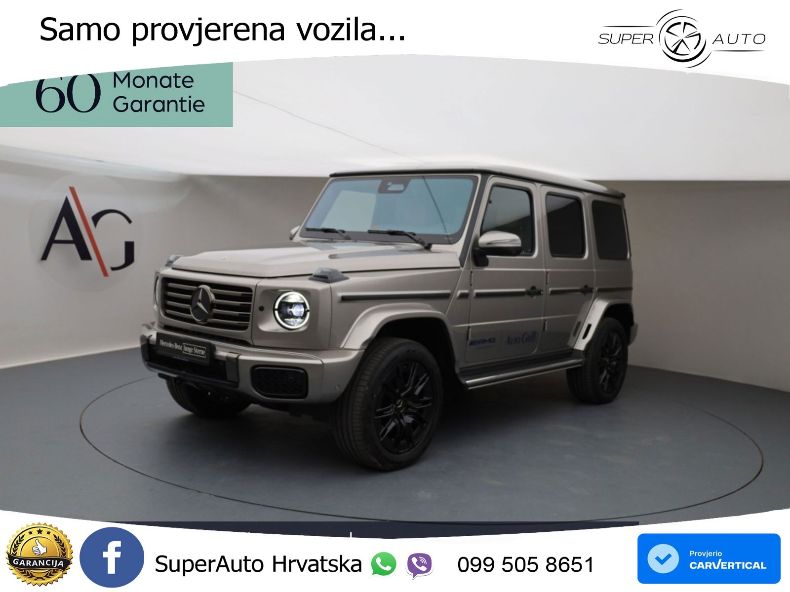 Mercedes G 580 EQ Long 116 kWh (587 KS) 4MATIC Superior LED+GR SJED+ACC