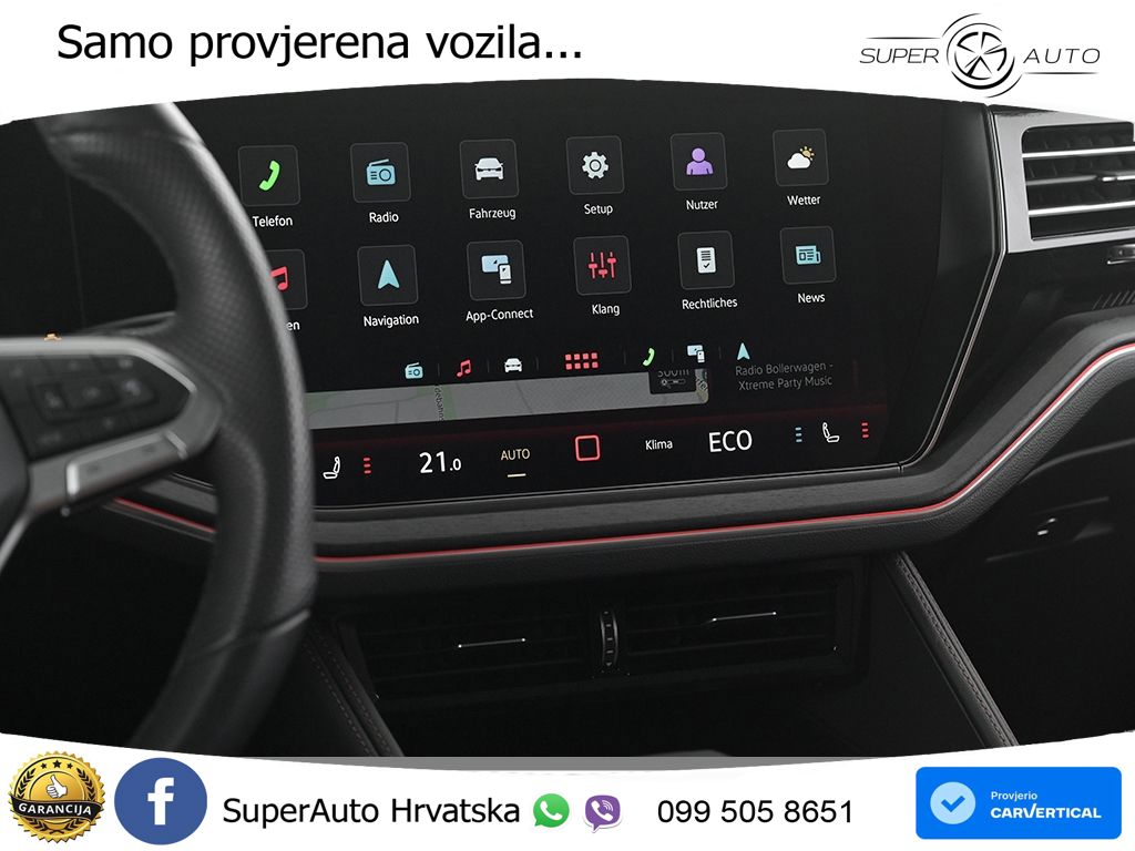 Volkswagen Touareg 3.0 V6 TDI (231 KS) 4MOTION Tiptronic ZRAČNI+ACC+GR SJED+KAM+PANO
