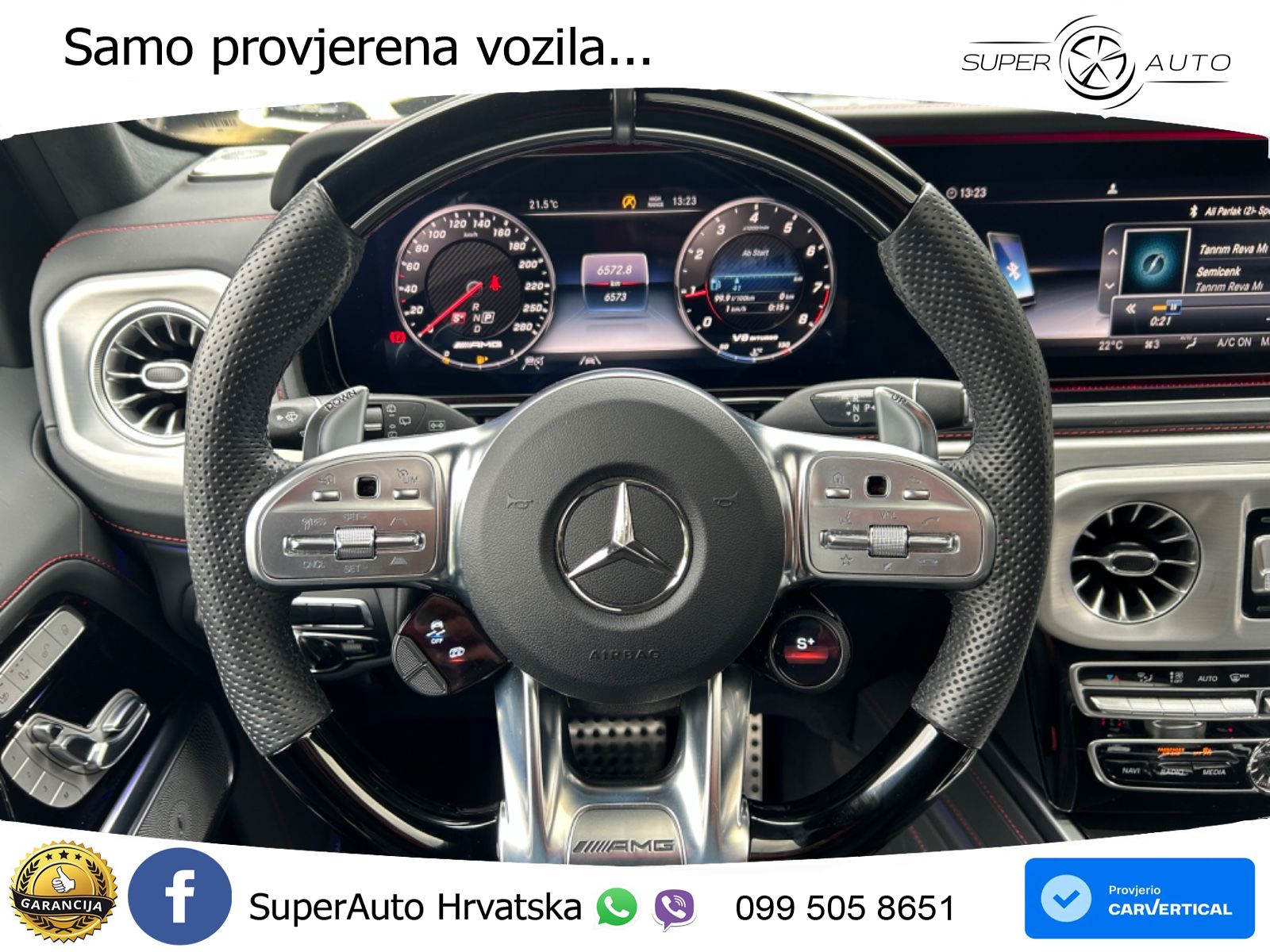 Mercedes AMG G 63 Long V8 (585 KS) 4MATIC 9G-TRONIC AMG SPEEDSHIFT TCT Superior LED+GR SJED+ACC