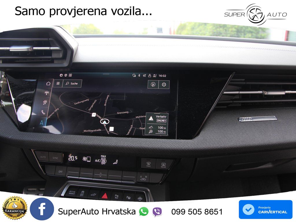 Audi A3 Sportback 40 TFSI e (204 KS) Plug-in Hybrid S tronic S line LED+ACC