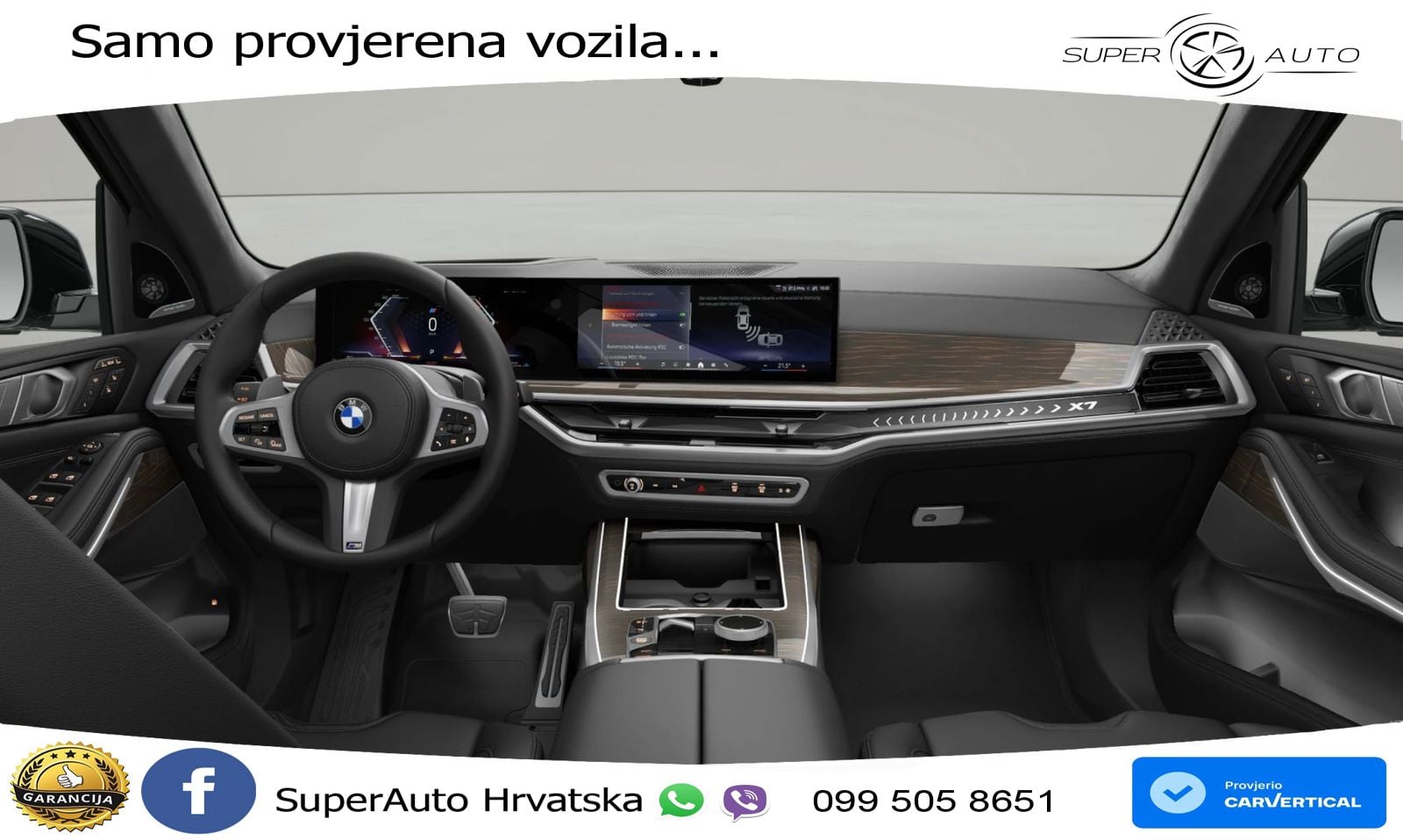 BMW X7 40d (352 KS) xDrive Steptronic M Sport ZRAČNI+ACC+GR SJED+KAM+PANO
