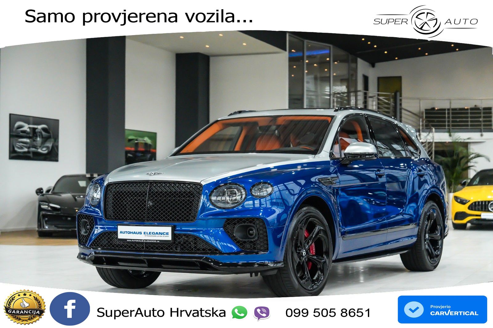 Bentley Bentayga 3.0 V6 TFSi (449 KS) AWD Automatic ACC+HEAD+4xGR SJED+360+PANO