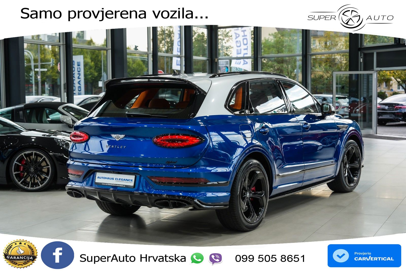 Bentley Bentayga 3.0 V6 TFSi (449 KS) AWD Automatic ACC+HEAD+4xGR SJED+360+PANO