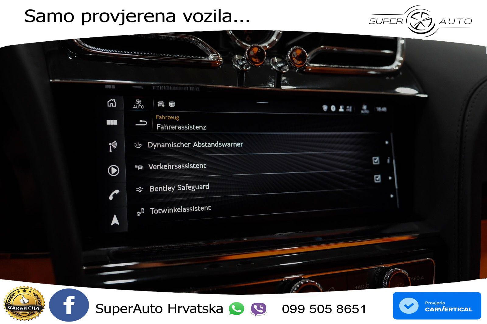 Bentley Bentayga 3.0 V6 TFSi (449 KS) AWD Automatic ACC+HEAD+4xGR SJED+360+PANO