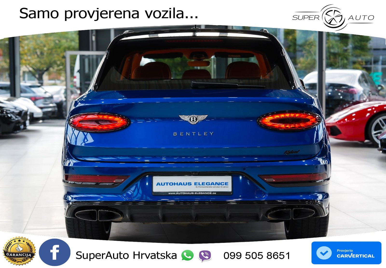 Bentley Bentayga 3.0 V6 TFSi (449 KS) AWD Automatic ACC+HEAD+4xGR SJED+360+PANO