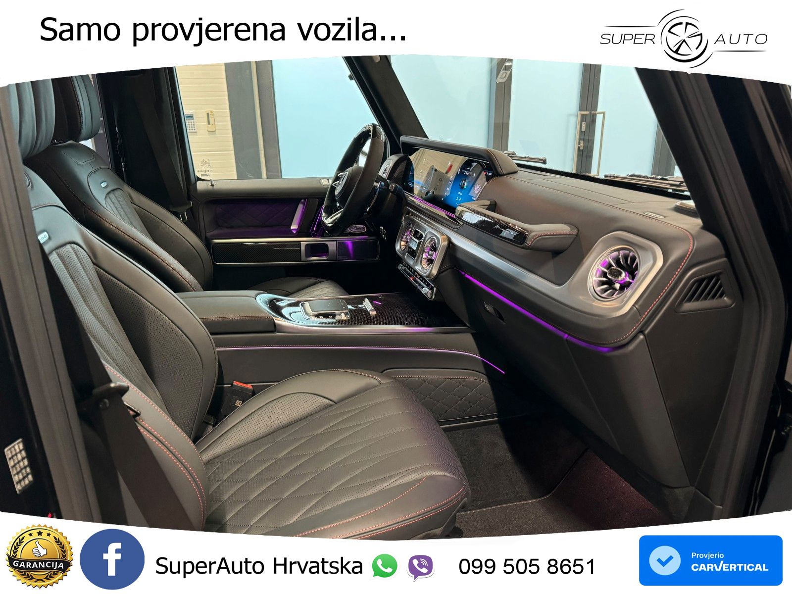 Mercedes AMG G 63 Long V8 (585 KS) 4MATIC 9G-TRONIC AMG SPEEDSHIFT TCT ACC+HEAD+4xGR SJED+360+PANO