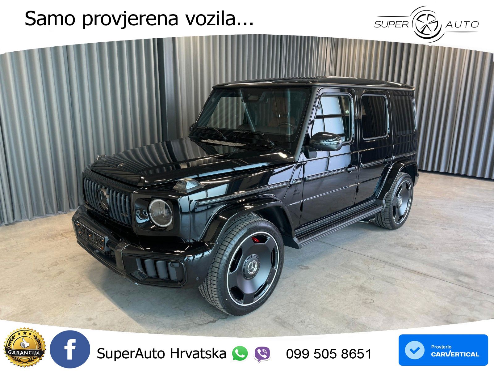 Mercedes AMG G 63 Long V8 (585 KS) 4MATIC 9G-TRONIC AMG SPEEDSHIFT TCT ACC+HEAD+4xGR SJED+360+PANO