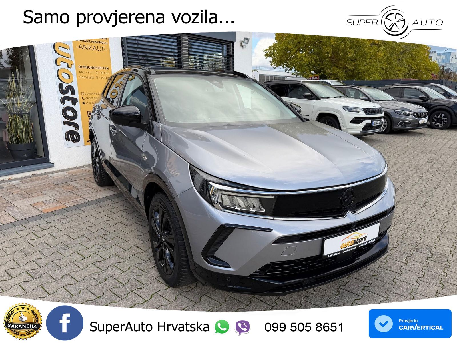 Opel Grandland 1.2i Turbo (130 KS) Automatic GS LED+GR SJED+ACC