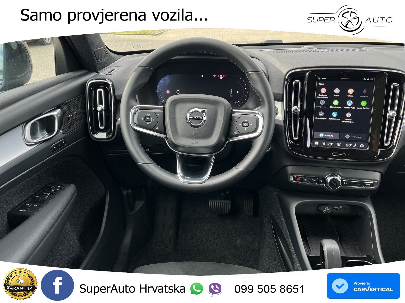 Volvo XC40 2.0 B3 163 KS Automatic ACC+GR SJED+360+PANO