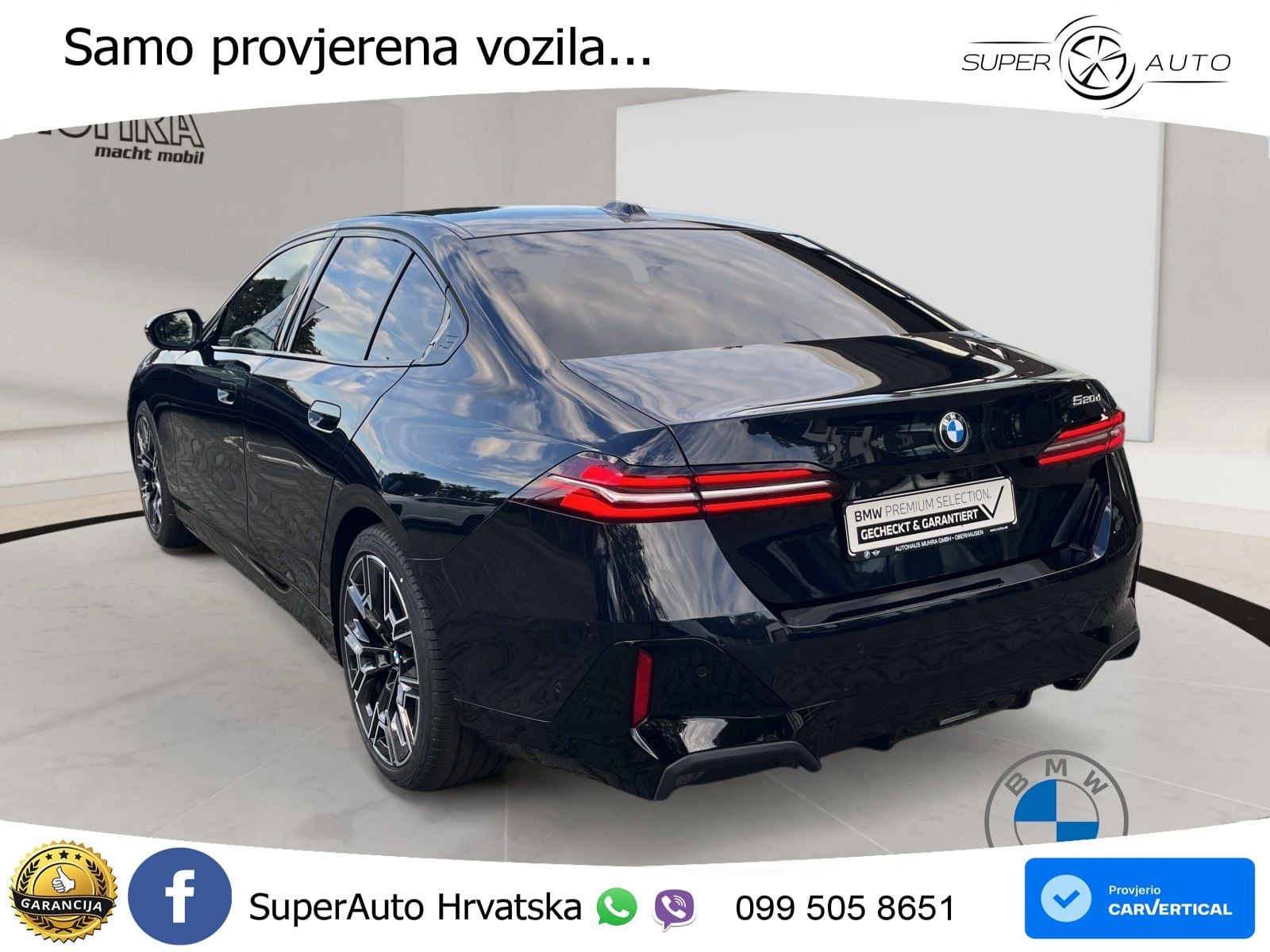 BMW 520d (197 KS) Steptronic M Sport LED+GR SJED+ACC