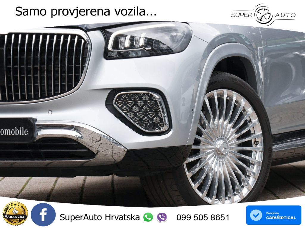 Mercedes Maybach GLS 600 V8 (557 KS) EQ Boost 4MATIC 9G-TRONIC ACC+HEAD+4xGR SJED+360+PANO
