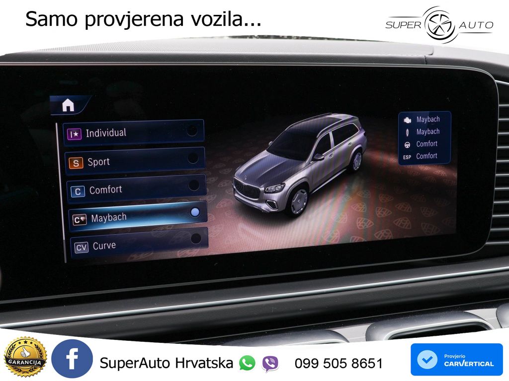 Mercedes Maybach GLS 600 V8 (557 KS) EQ Boost 4MATIC 9G-TRONIC ACC+HEAD+4xGR SJED+360+PANO