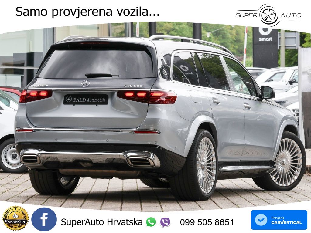 Mercedes Maybach GLS 600 V8 (557 KS) EQ Boost 4MATIC 9G-TRONIC ACC+HEAD+4xGR SJED+360+PANO